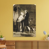 George Washington und seine Mutter Leinwanddruck (Insitu (Wohnzimmer))