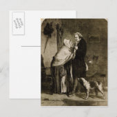 George Washington und seine Mutter Postkarte (Vorne/Hinten)