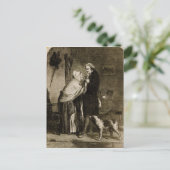 George Washington und seine Mutter Postkarte (Stehend Vorderseite)