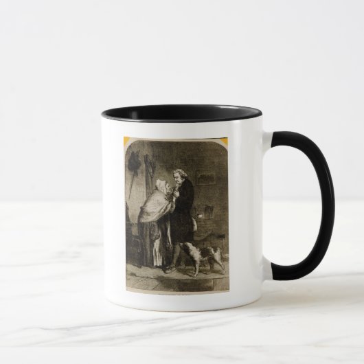 George Washington und seine Mutter Tasse (Rechts)