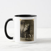 George Washington und seine Mutter Tasse (Links)