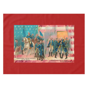 George Washington und Troops Tischdecke