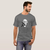 George Washington und Zitat T-Shirt (Vorne ganz)