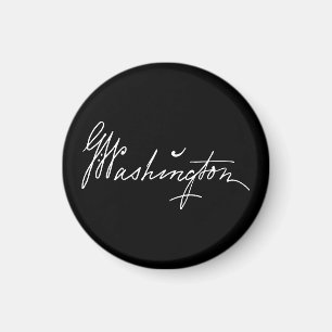 George Washington Unterschrift Autogramm Präsident Magnet