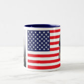 George Washington US Flag Tasse (Mittel)