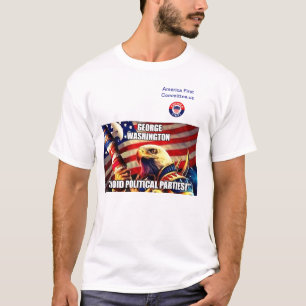 George Washington "Vermeiden Sie politische Party" T-Shirt