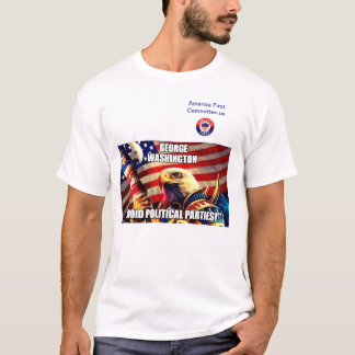 George Washington "Vermeiden Sie politische Party" T-Shirt