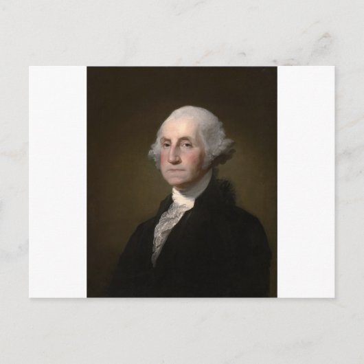 George Washington - Vintag Art Portrait Postkarte (Vorderseite)