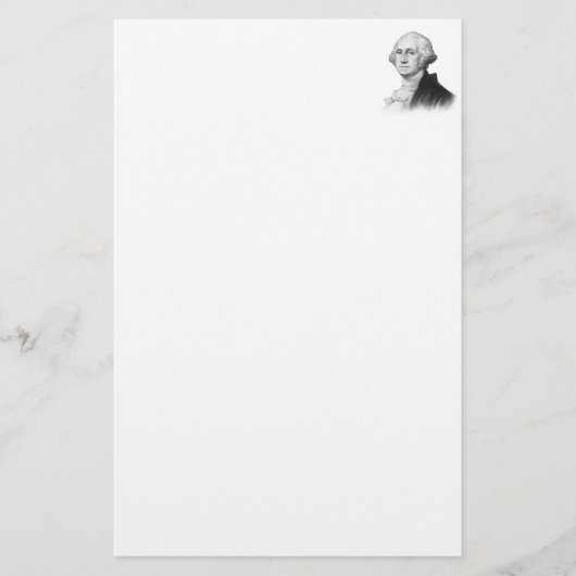 George Washington Vintag Portraitgemälde Briefpapier (Vorderseite)
