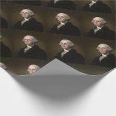 George Washington - Vintages Kunst-Porträt Geschenkpapier (Ecke)