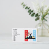 George Washington Visitenkarte (Stehend Vorderseite)