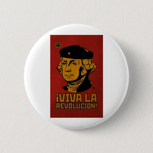 George Washington: Viva La Revolucion! Knopf Button (Vorderseite)