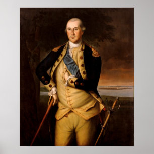 George Washington von Charles Wilson Peale Poster