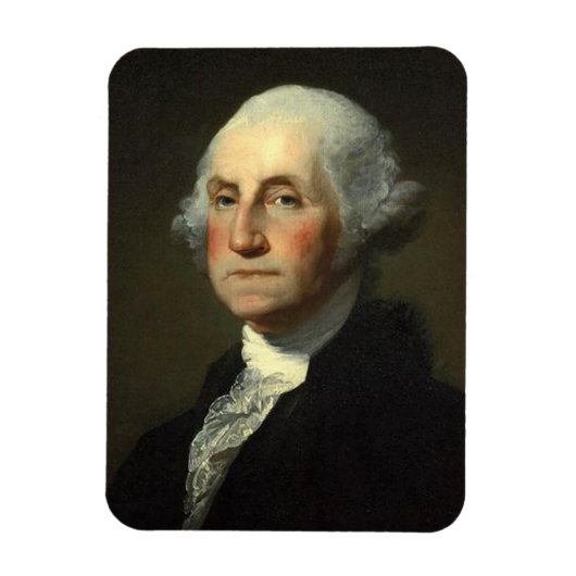 George Washington von Gilbert Stuart - Circa 1800 Magnet (Vertikal)