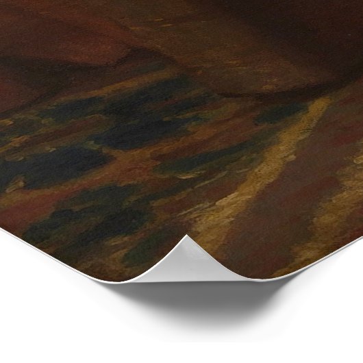 GEORGE WASHINGTON von Gilbert Stuart (Lansdowne) Poster (Ecke)