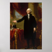 George Washington von Gilbert Stuart Poster (Vorne)