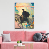 George Washington von Newell Convers Wyeth Leinwanddruck (Insitu (Wohnzimmer))