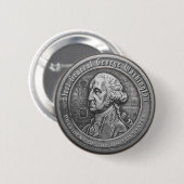 George-Washington-Wahlkampfbutton Button (Vorne & Hinten)