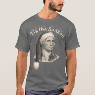 George Washington Weihnachts-Weihnachtsmannmütze D T-Shirt