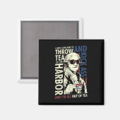 George Washington wirft Tee Kick 4. Juli Magnet (Vorderseite/Rückseite)