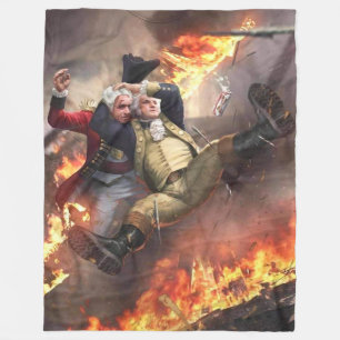 GEORGE WASHINGTON ZERSTÖRT DIE BRITISCHEN FLEECEDECKE
