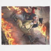 GEORGE WASHINGTON ZERSTÖRT DIE BRITISCHEN FLEECEDECKE (Vorderseite (Horizontal))