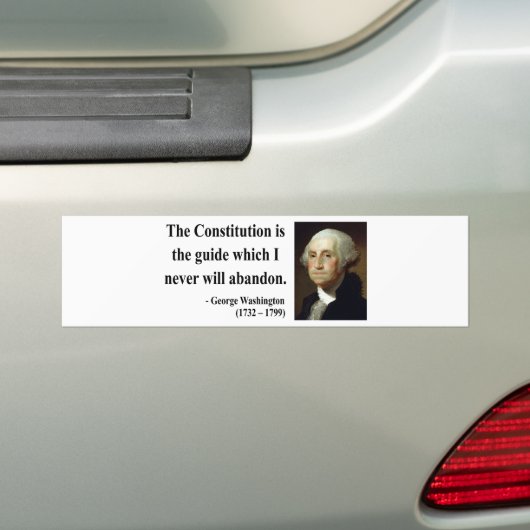 George Washington-Zitat 4b Autoaufkleber (Auf Auto)