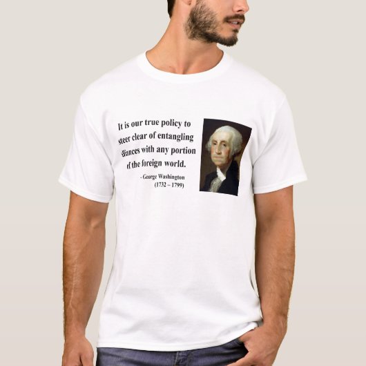 George Washington-Zitat 5b T-Shirt (Vorderseite)