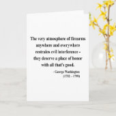 George Washington-Zitat 7a Karte (Gelbe Blume)