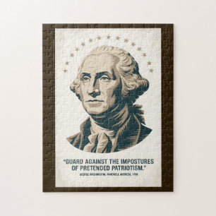 George Washington Zitat Amerikanischer Präsident K Puzzle