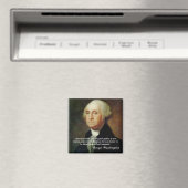 George Washington Zitat "Verbündet mit..." Magnet (In Situ (Geschirrspüler))