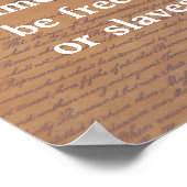 George Washington zitiert zur Zeit Poster (Ecke)