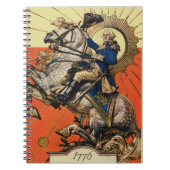 George Washington zu Pferd Notizblock (Vorderseite)
