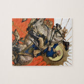 George Washington zu Pferd Puzzle (Horizontal)