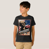 George- Washingtonrevolutionär scherzt T-Shirt (Vorne ganz)