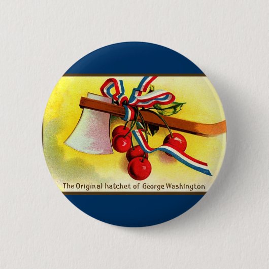 George Washingtons Beilkirschen Button (Vorderseite)