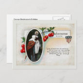 George Washington's Birthday & Postkarte (Vorne/Hinten)
