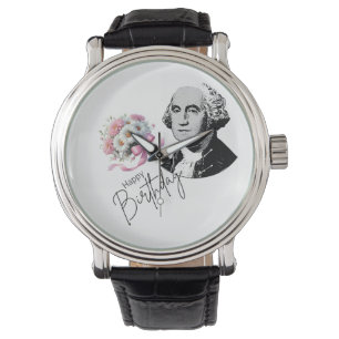 George Washingtons Geburtstag Armbanduhr