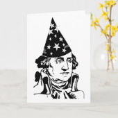 George Washingtons Geburtstag Karte (Gelbe Blume)