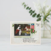 George Washingtons Geburtstag Postkarte (Stehend Vorderseite)