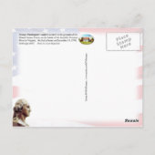 George Washington's Grab, Mount Vernon Postkarte (Rückseite)