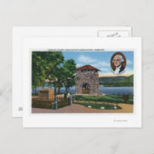 George Washington's HQ, Tower of Victory Scene Postkarte (Vorne/Hinten)