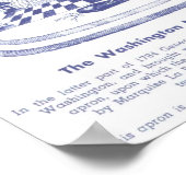 George Washingtons monumentale Schürze Poster (Ecke)