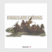 George Washingtons Überquerung des Delaware Aufkleber (Blatt)