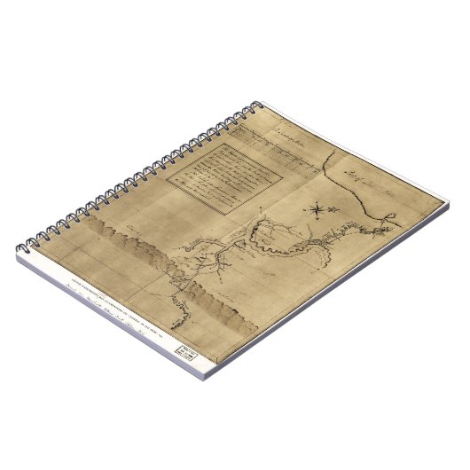 George Washingtons Zeitschrift in das Ohio 1754 Notizblock (Linke Seite)