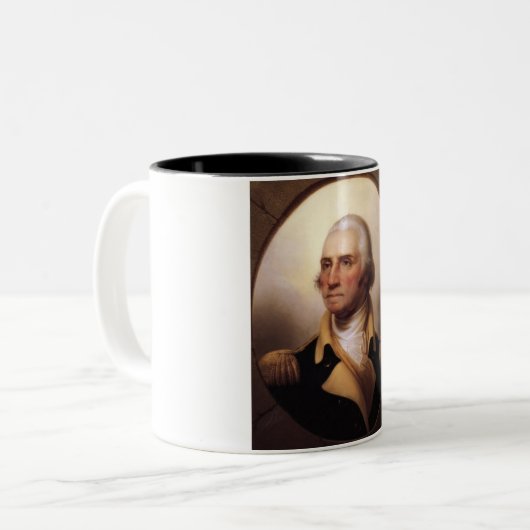 George- WashingtonTasse Zweifarbige Tasse (Vorderseite Links)