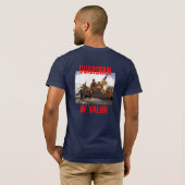 George- Washingtonwächter des Valor-Shirts T-Shirt (Schwarz voll)