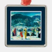 George Wesley Bellows - Liebe des Winters - Weihna Ornament Aus Metall (Vorne)