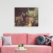 George Whitefield predigt Leinwanddruck (Insitu (Wohnzimmer))