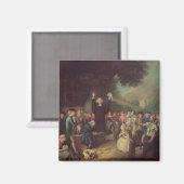 George Whitefield predigt Magnet (Vorderseite/Rückseite)